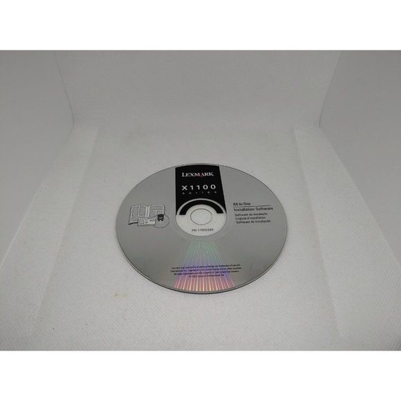Lexmark Series X1100 All In One Printer Installation Software Disc Used - Picture 1 of 2